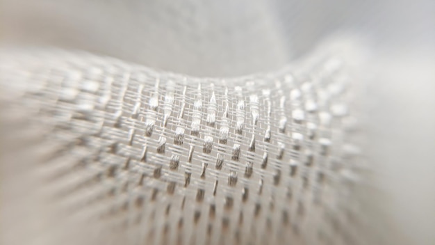 haft na tle materiału